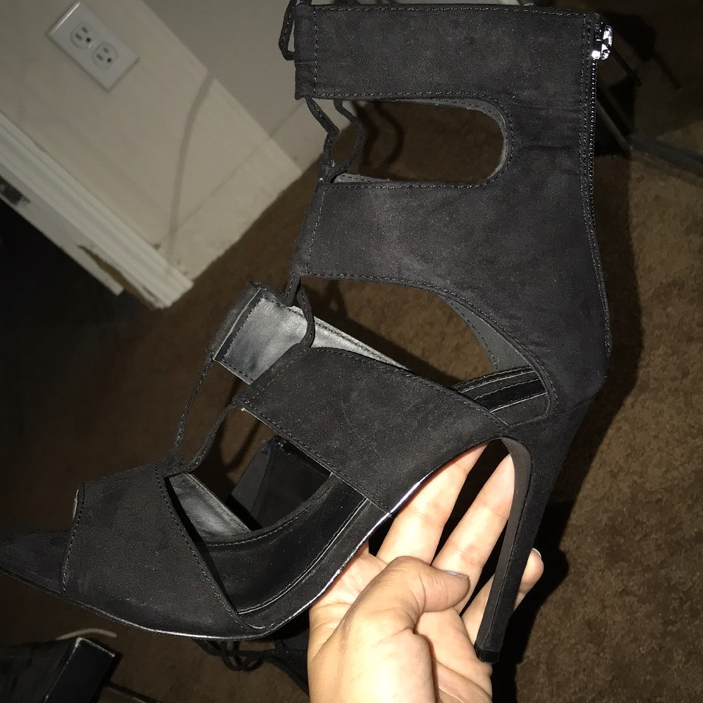 Lace up heels